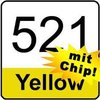 CLI-521Y Tinte yellow MIT CHIP kompatibel zu Canon