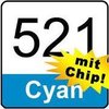 CLI-521C Tinte cyan MIT CHIP kompatibel zu Canon