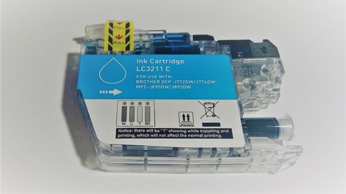 LC-3211C Tinte cyan kompatibel zu Brother LC3211C 200 Seiten