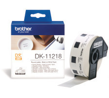 DK-11218 Etiketten rund 24mm 1000 Stk./Rolle