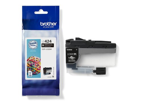 BROTHER Tinte schwarz LC-424BK DCP-J1200 750 Seiten